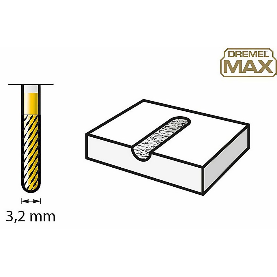 Dremel Max 3.2mm Tungsten Cutter Point Tip (9903DM)