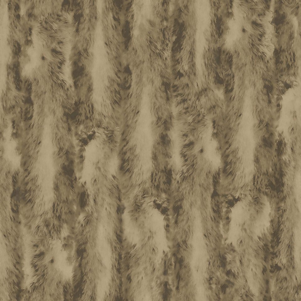 Organic Textures Chinchilla Fur Brown Wallpaper