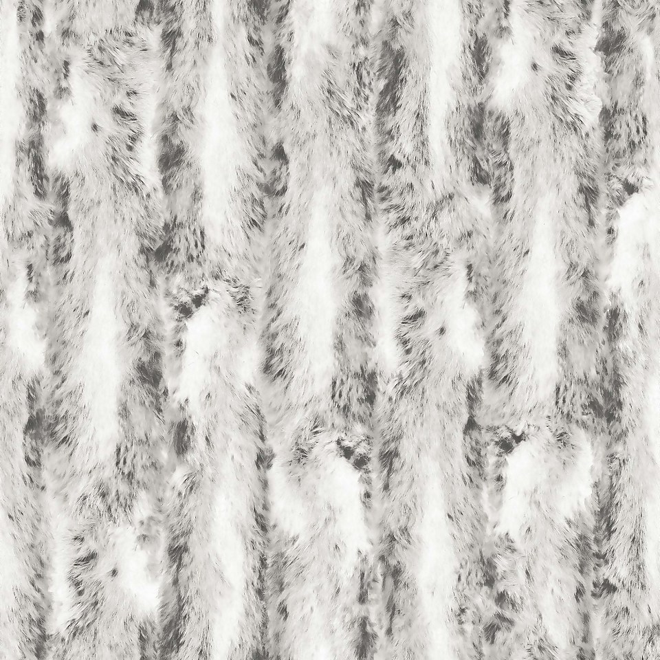 Organic Textures Chinchilla Fur Grey Wallpaper