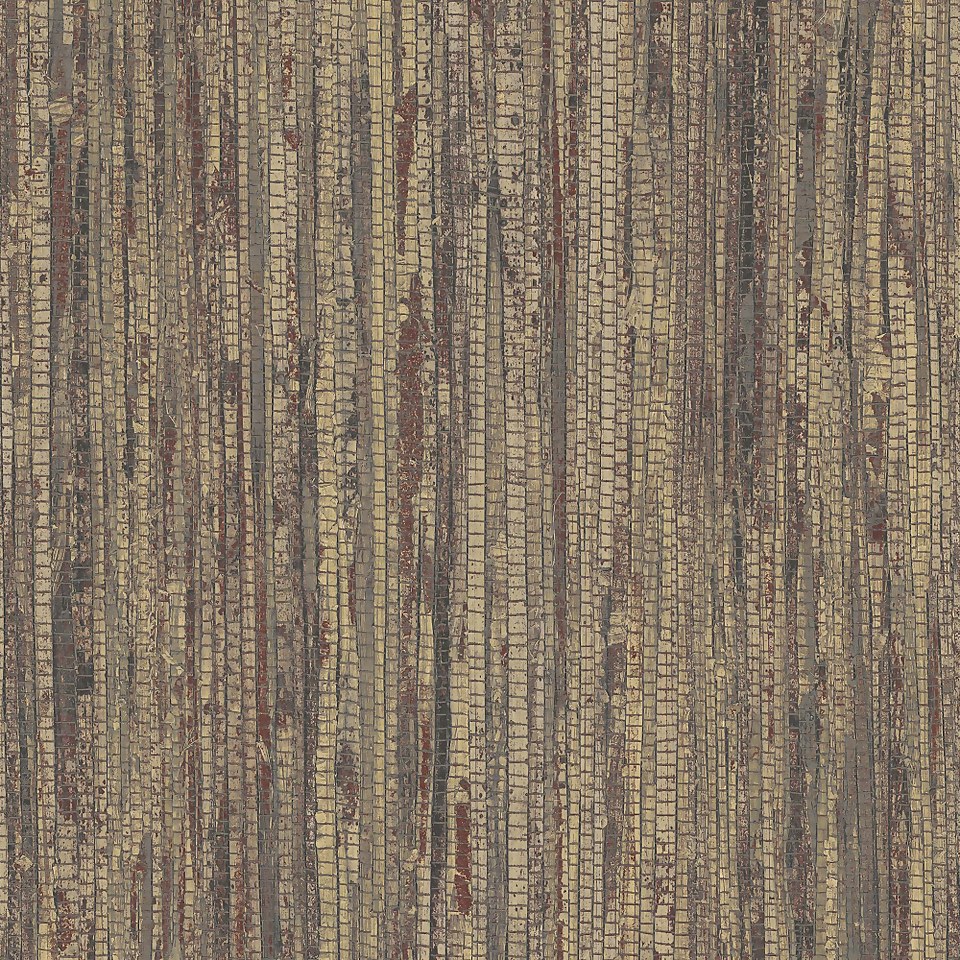 Organic Textures Rough Grass Dark Brown Wallpaper