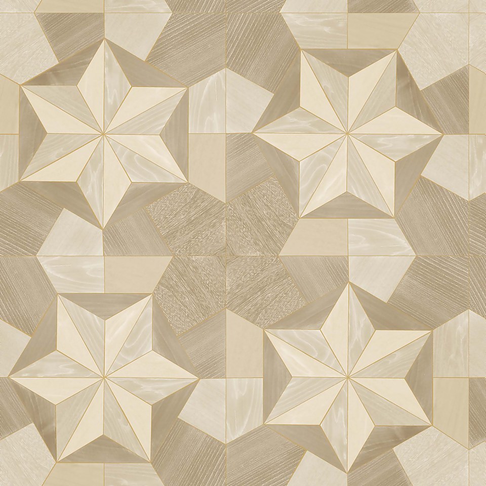 Organic Textures Inlay Wood Natural Wallpaper
