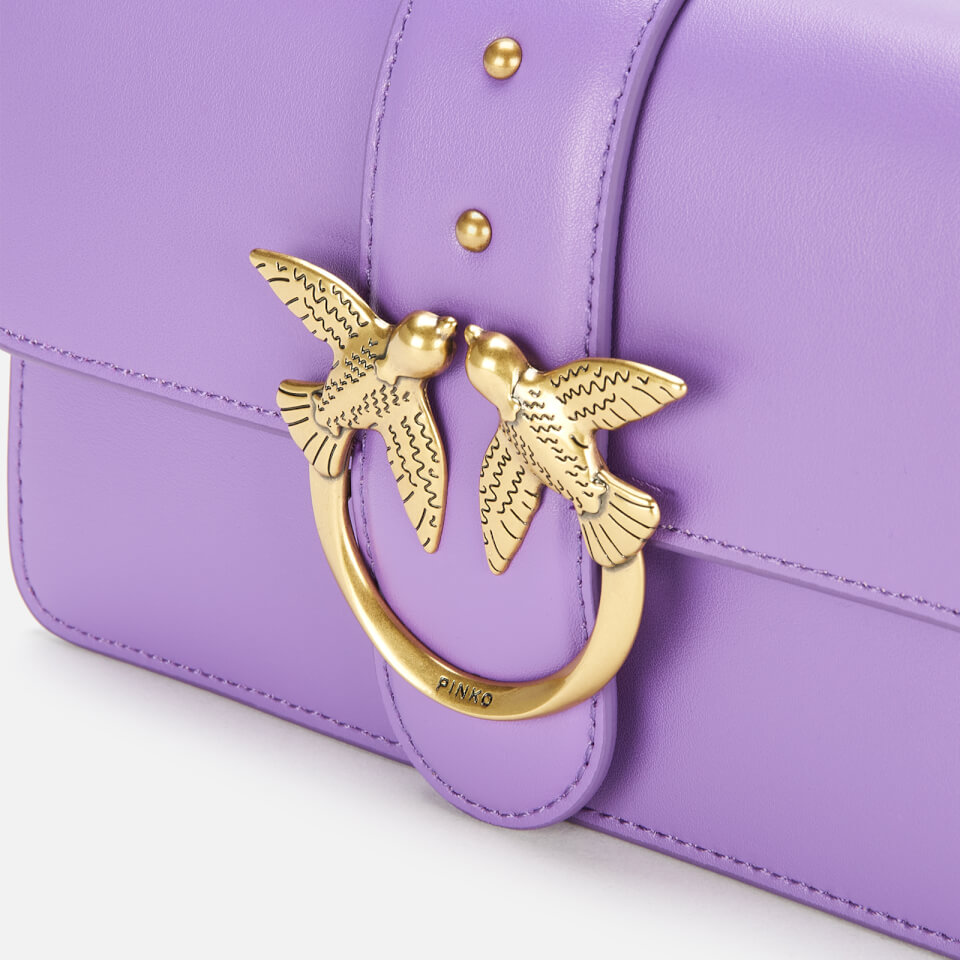 Pinko Women's Love Mini Icon Simply Shoulder Bag - Lilac