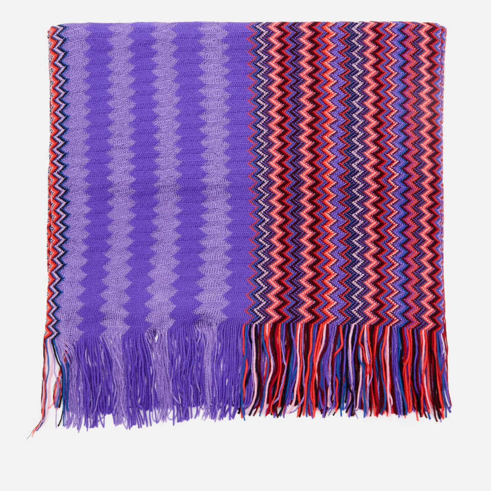 Missoni Women's Wool Mix Scarf - Purple