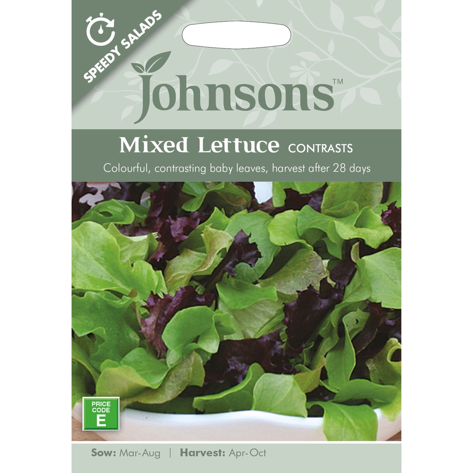 Mixed Lettuce Contrasts Seeds