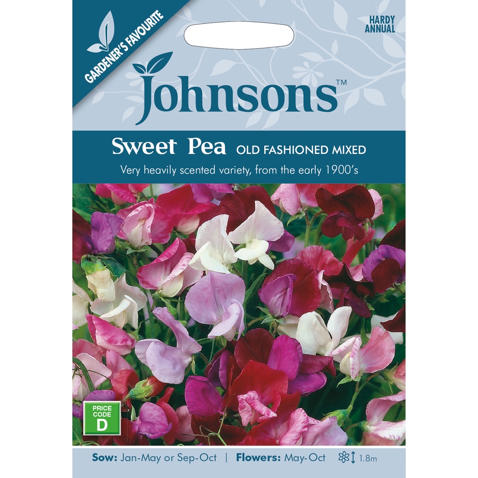 Sweet Pea Old Fashioned Mixed Seeds