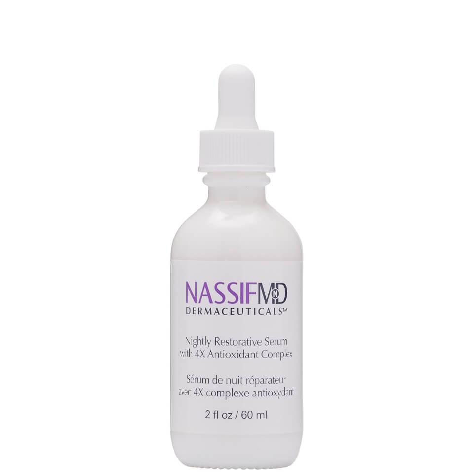 NassifMD Dermaceuticals Nightly Restorative Antioxidant Serum with Powerful 4x Antioxidant Complex 60ml