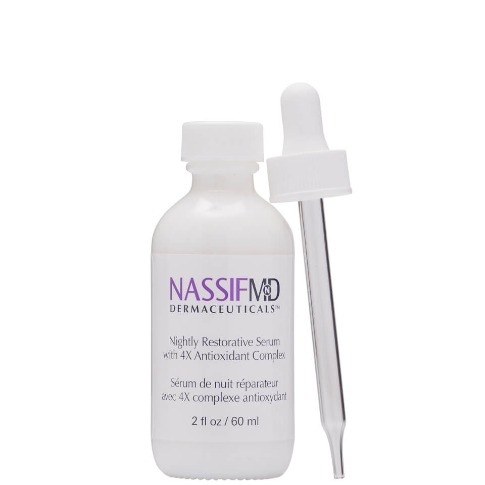 NassifMD Dermaceuticals Nightly Restorative Antioxidant Serum with Powerful 4x Antioxidant Complex 60ml