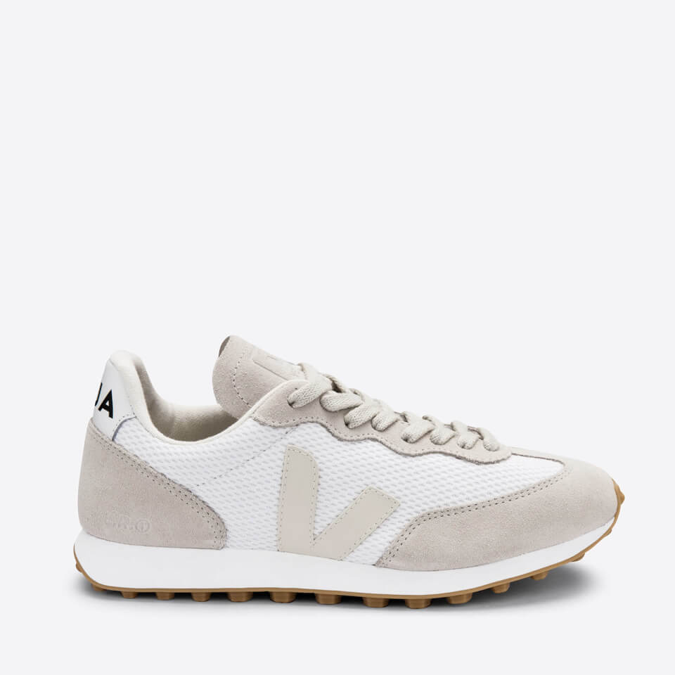 Veja Women's Rio Branco Running Style Trainers - White/Pierre/Natural