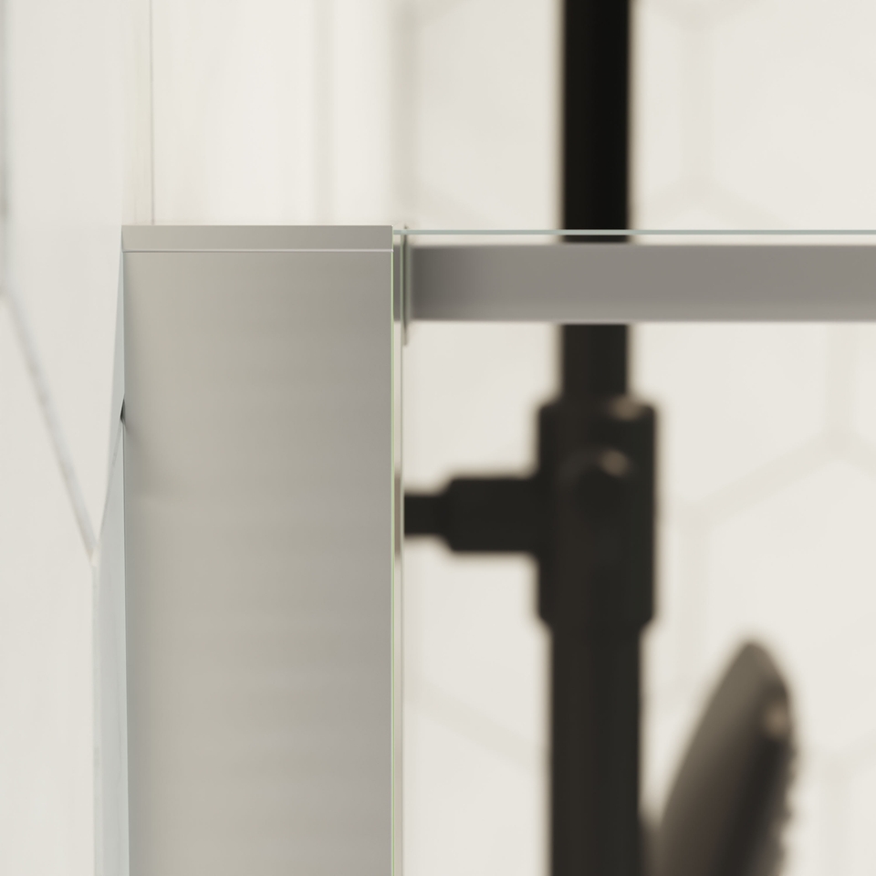 Bathstore Oyster Sliding Shower Door - 1400mm (6mm Glass)