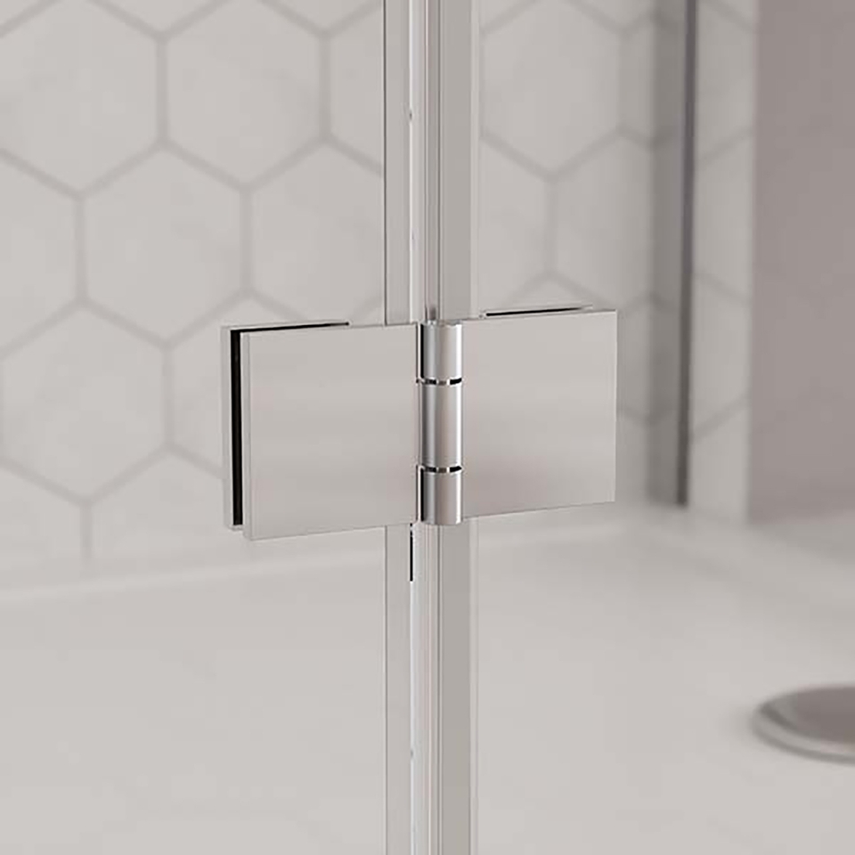 Bathstore Oyster Pivot Shower Door - 1000mm (6mm Glass)