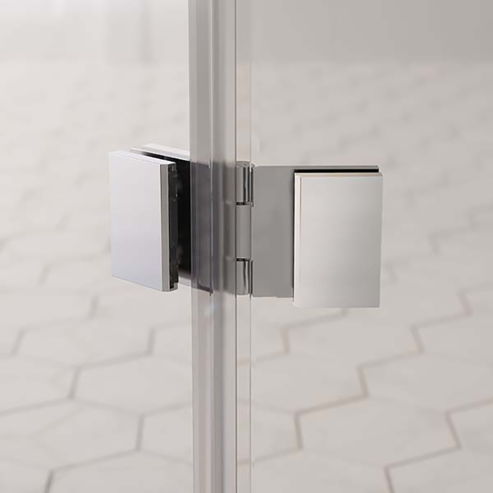 Bathstore Oyster Pivot Shower Door - 1000mm (6mm Glass)