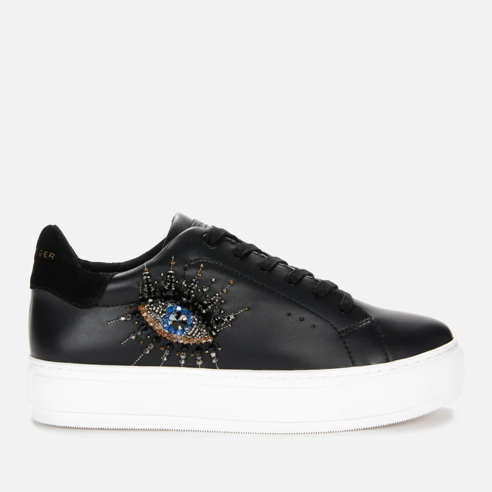Kurt geiger flatform trainers shop
