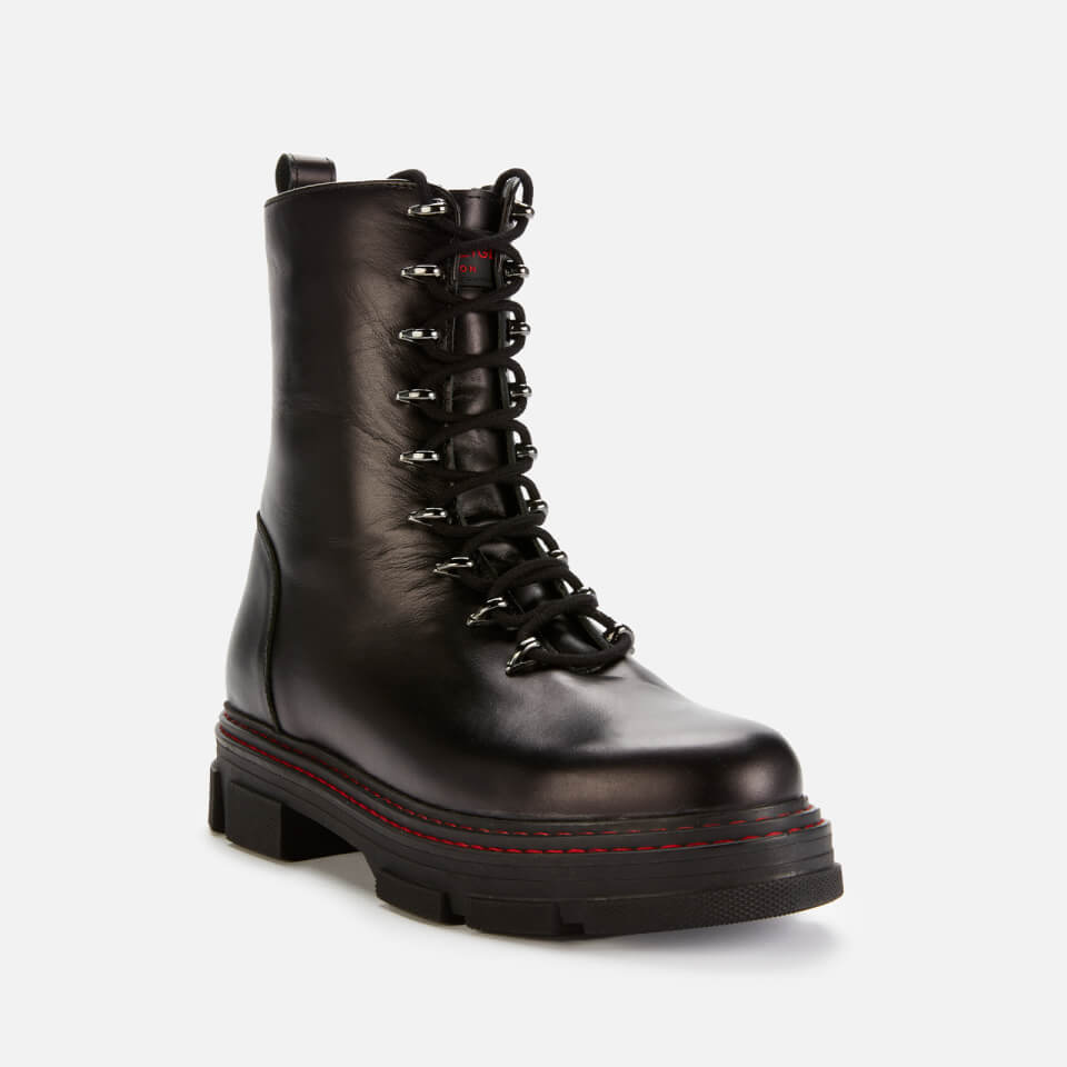 Kurt geiger red boots discount