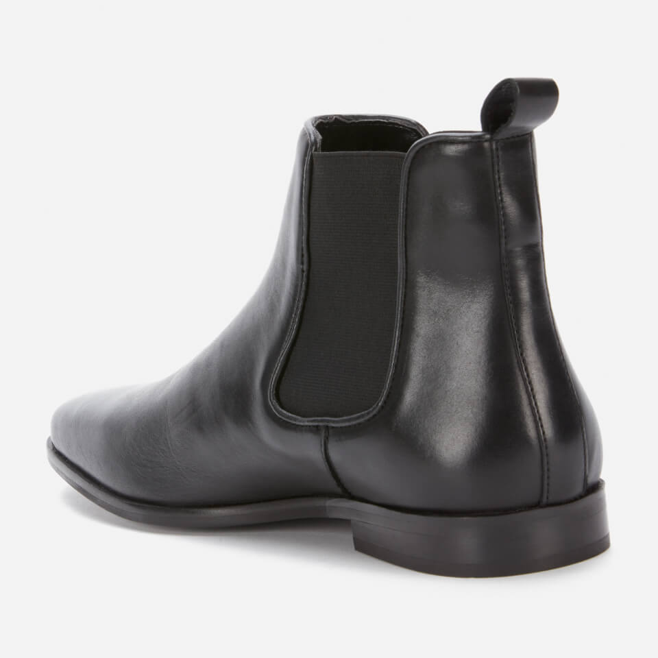 Walk London Men's Alfie Leather Chelsea Boots - Black