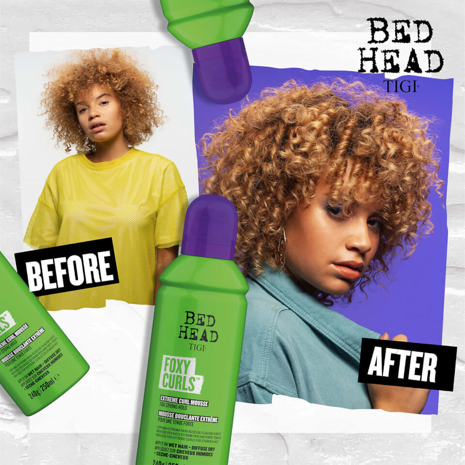 TIGI Bed Head Foxy Curls Curly Hair Mousse for Strong Hold 250ml