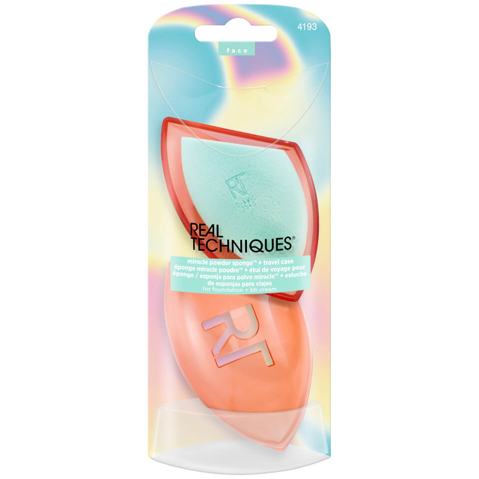 Real Techniques Summer Haze Miracle Powder Sponge and Case