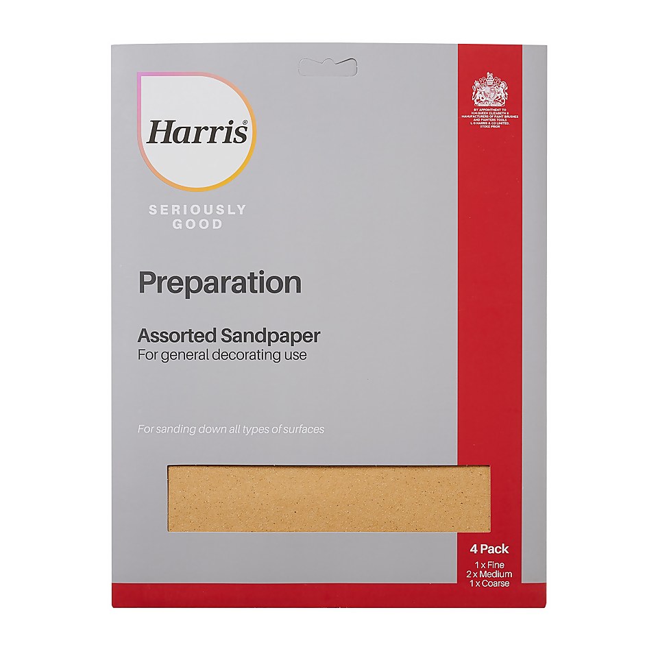 Harris Seriously Good Assorted Sandpaper