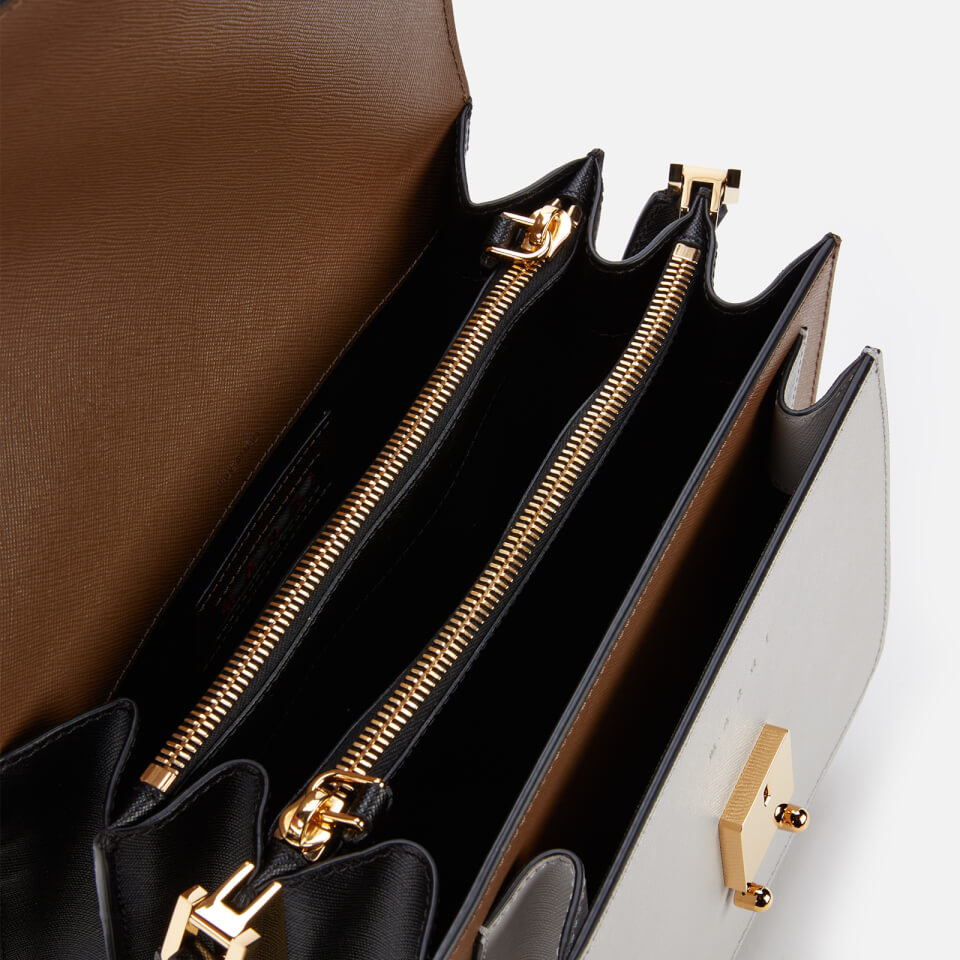 Marni Women s Medium Trunk Bag Cigar Pelican Black Coggles