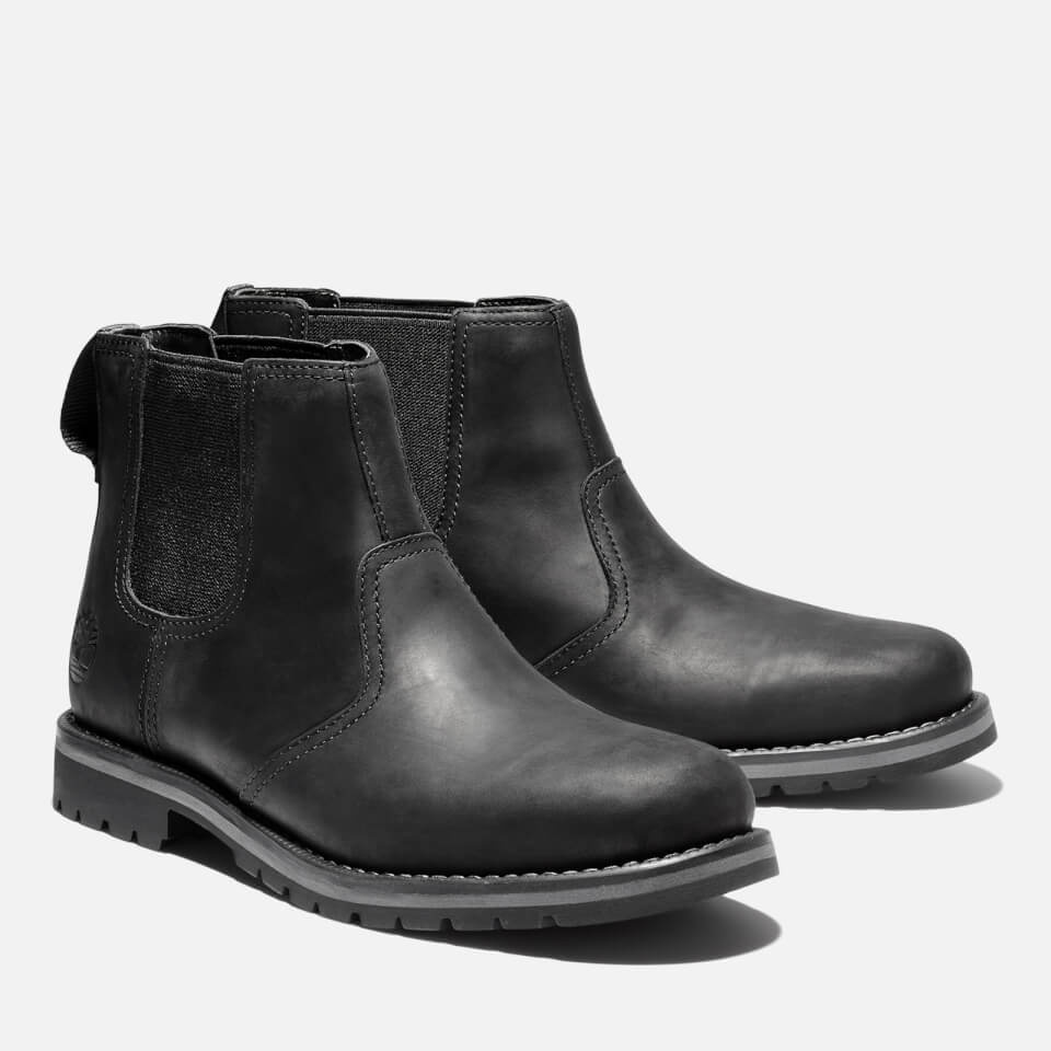 Timberland Men's Larchmont Leather Chelsea Boots - Black