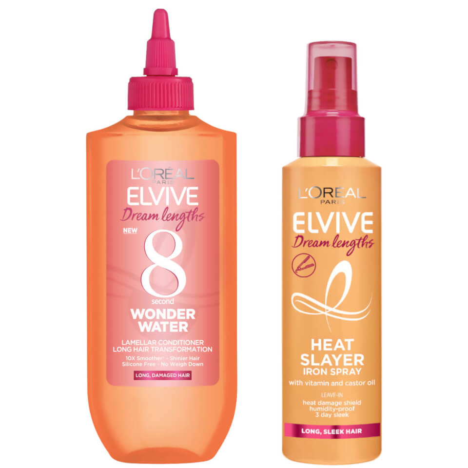 L'Oréal Paris Elvive Dream Duo - Wonder Water Treatment and Heat Slayer Protect Spray