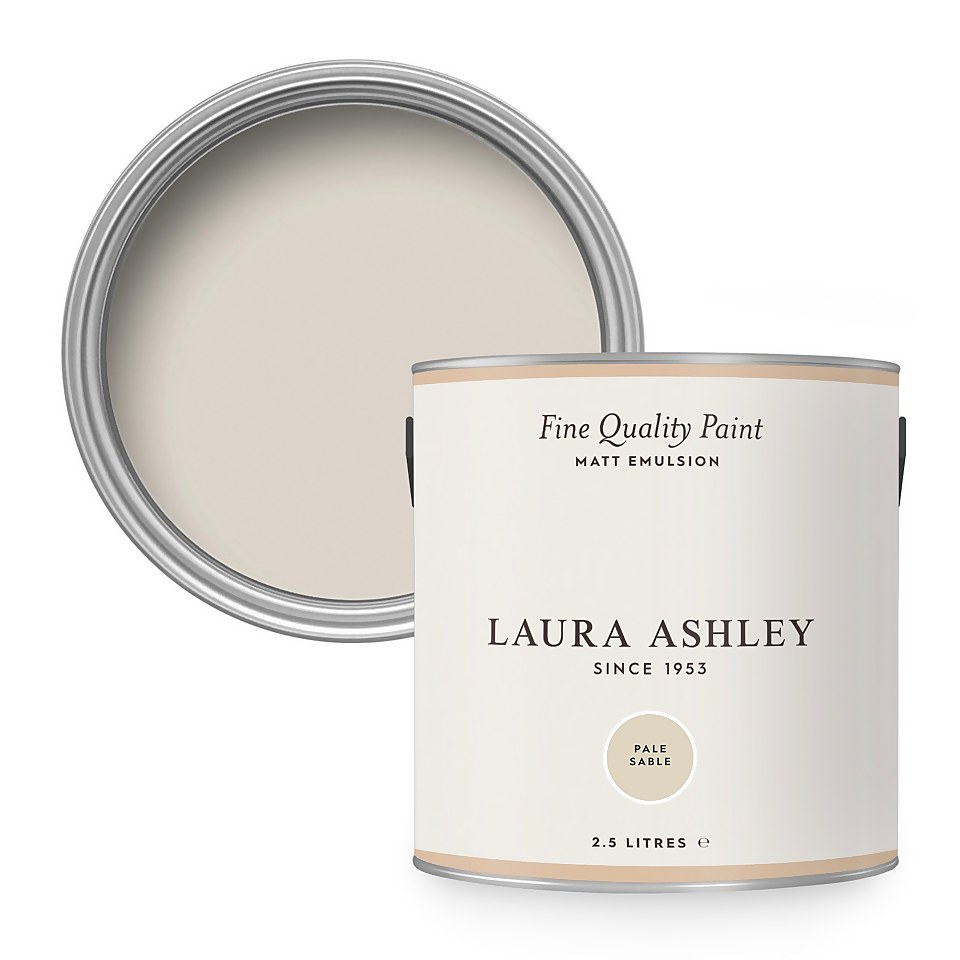 Laura Ashley Matt Emulsion Paint Pale Sable - 2.5L