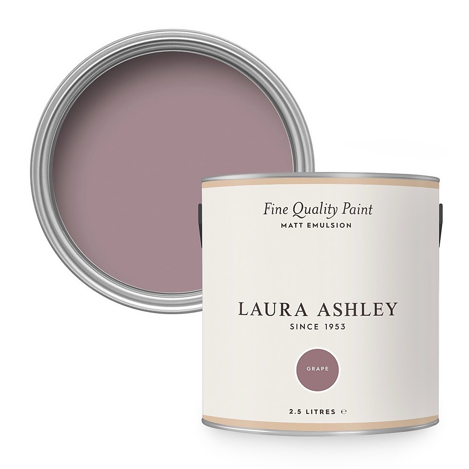 Laura Ashley Matt Emulsion Paint Grape - 2.5L