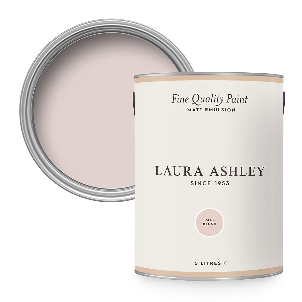 Laura Ashley Matt Emulsion Paint Pale Blush - 5L
