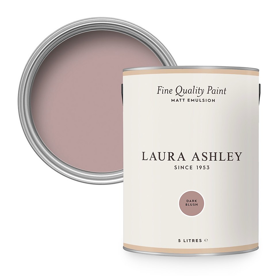 Laura Ashley Matt Emulsion Paint Dark Blush - 5L