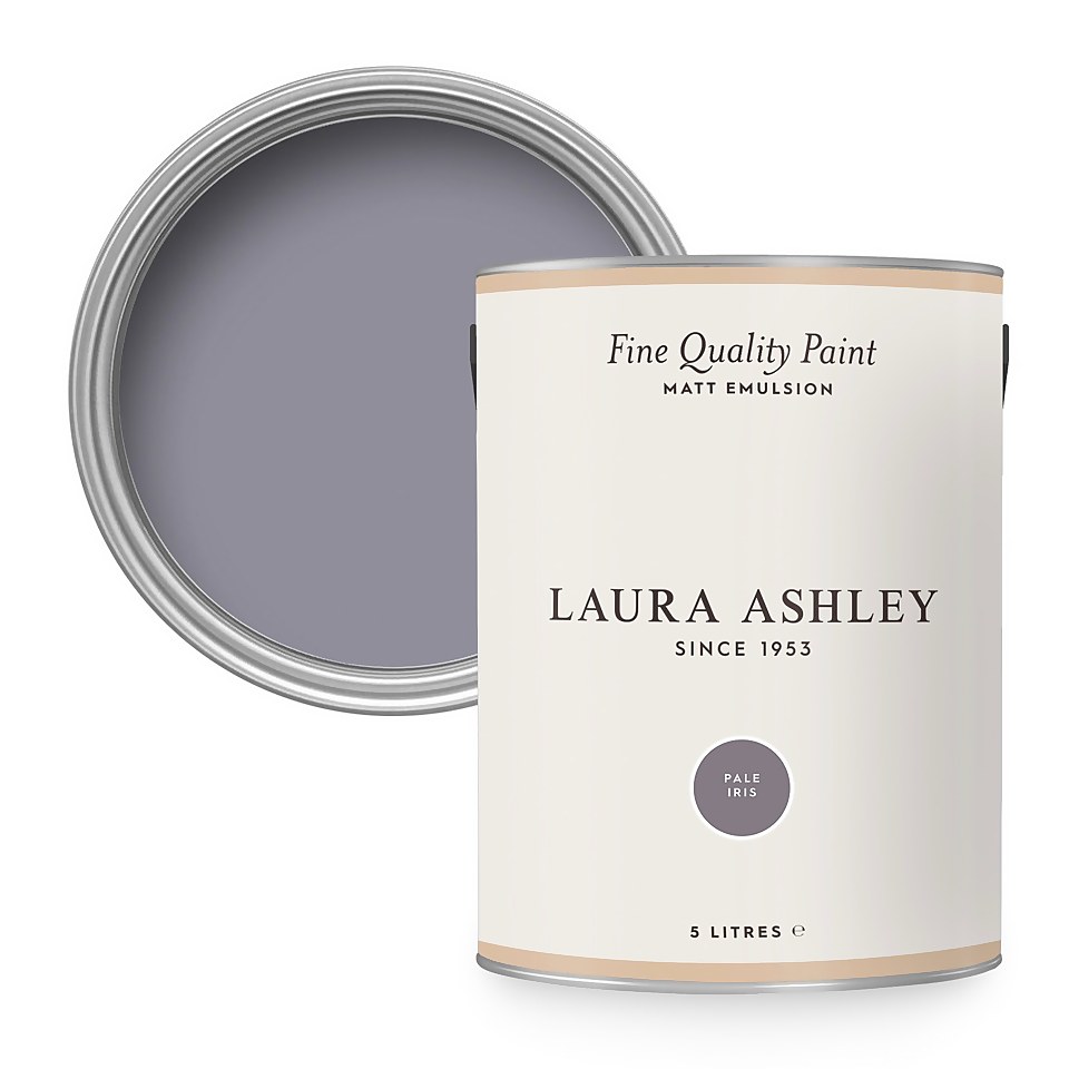 Laura Ashley Matt Emulsion Paint Pale Iris - 5L