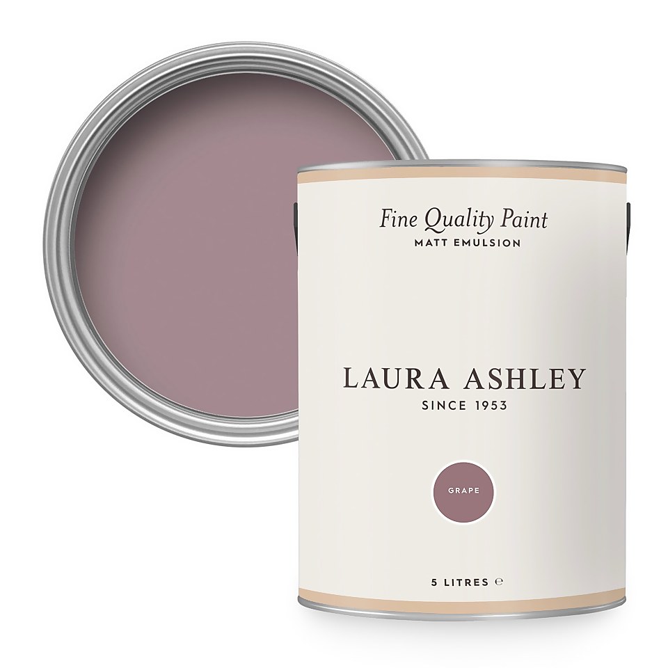 Laura Ashley Matt Emulsion Paint Grape - 5L