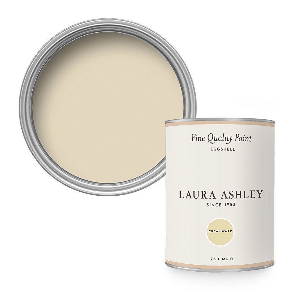 Laura Ashley Eggshell Paint Creamware - 750ml