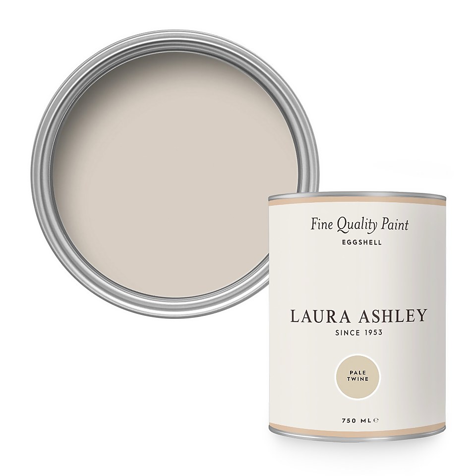 Laura Ashley Eggshell Paint Pale Twine - 750ml