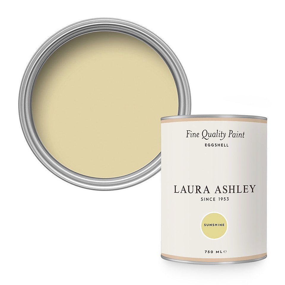 Laura Ashley Eggshell Paint Sunshine - 750ml