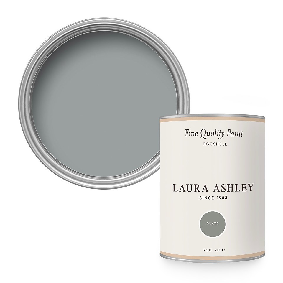 Laura Ashley Eggshell Paint Slate - 750ml