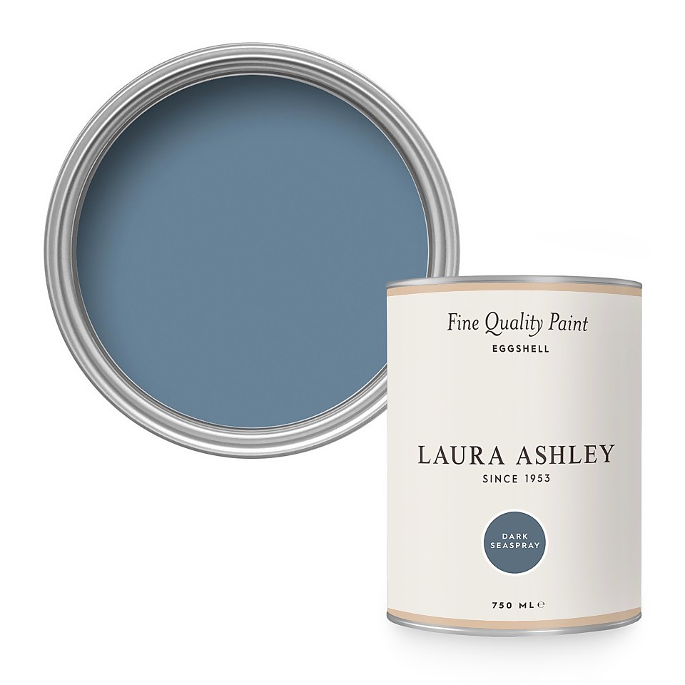 Laura Ashley Eggshell Paint Dark Seaspray - 750ml