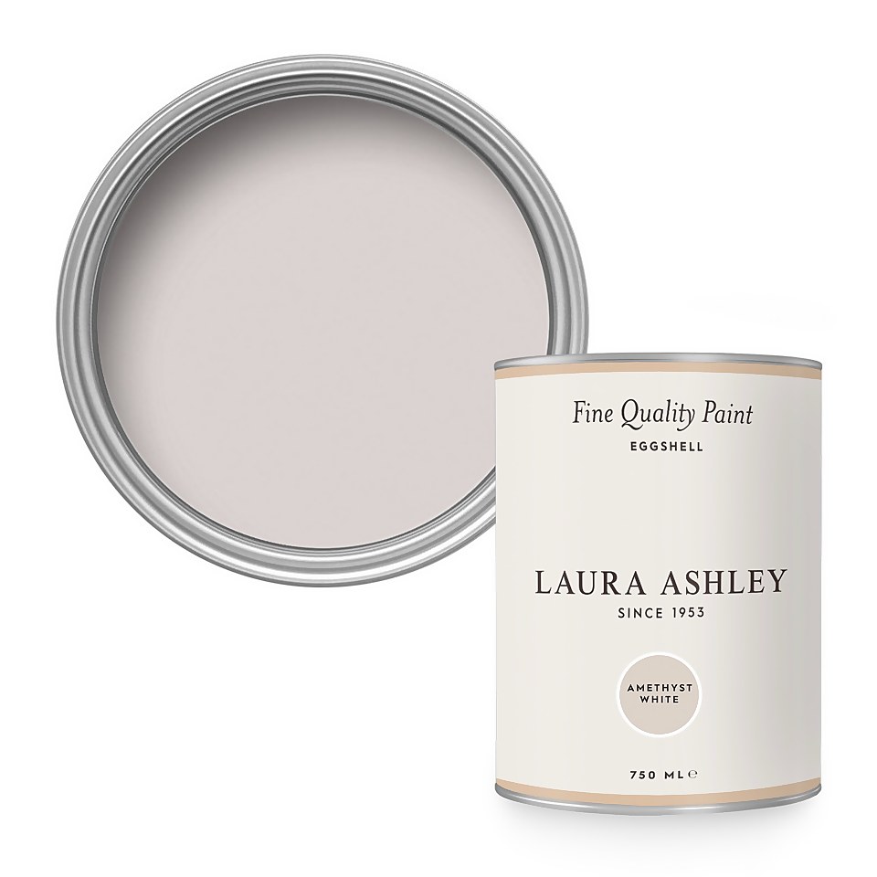 Laura Ashley Eggshell Paint Amethyst White - 750ml