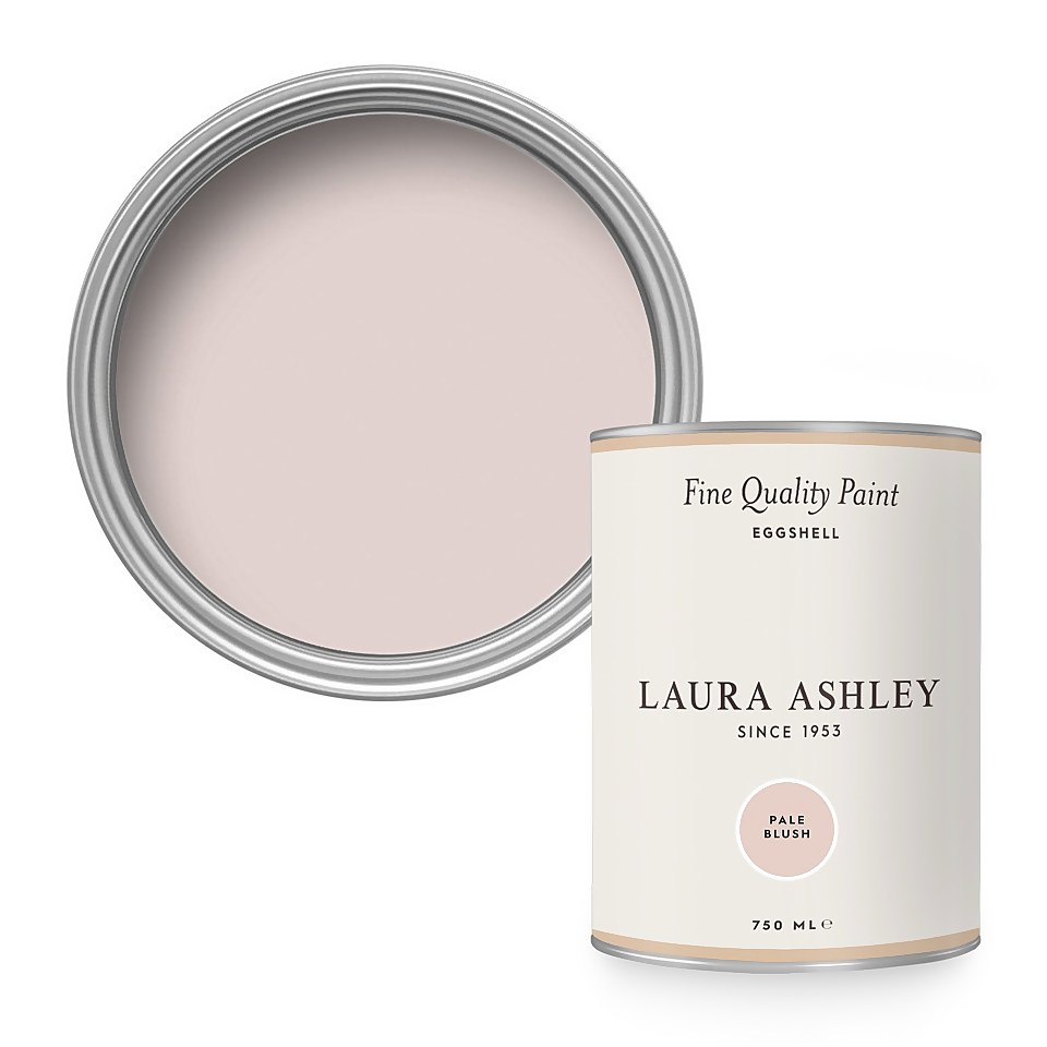 Laura Ashley Eggshell Paint Pale Blush - 750ml