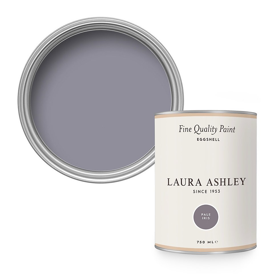 Laura Ashley Eggshell Paint Pale Iris - 750ml