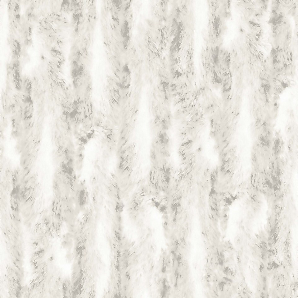 Organic Textures Chinchilla Fur Light Grey Wallpaper Sample