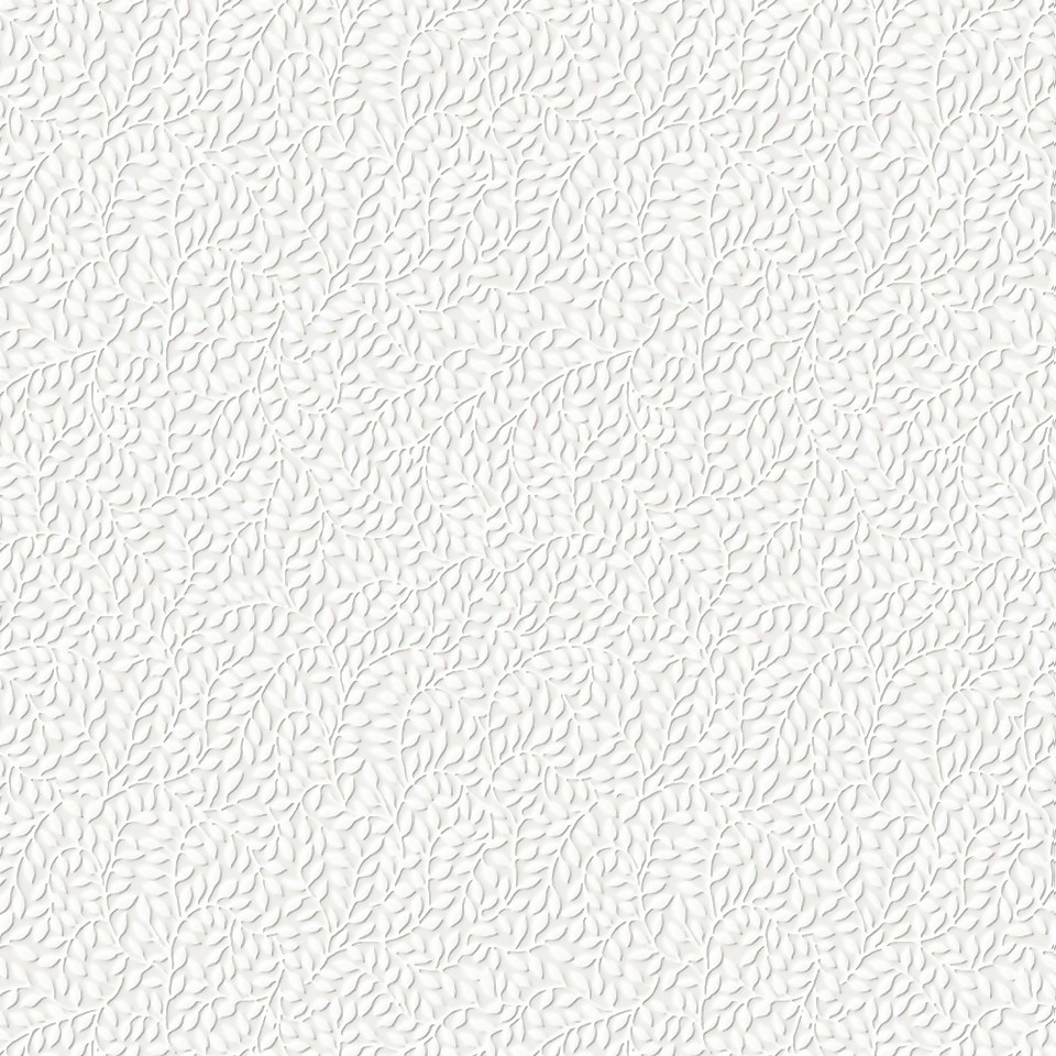 Laura Ashley Little Vines Paintable White Wallpaper