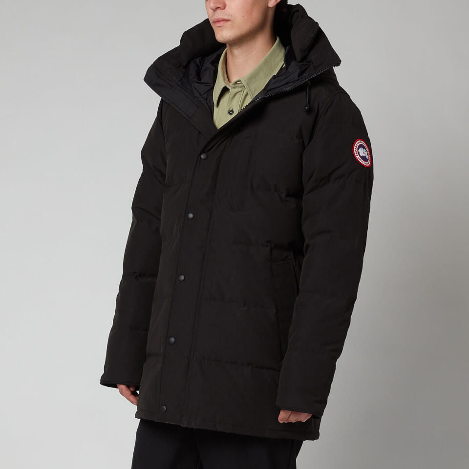 Canada goose men's carson parka black best sale