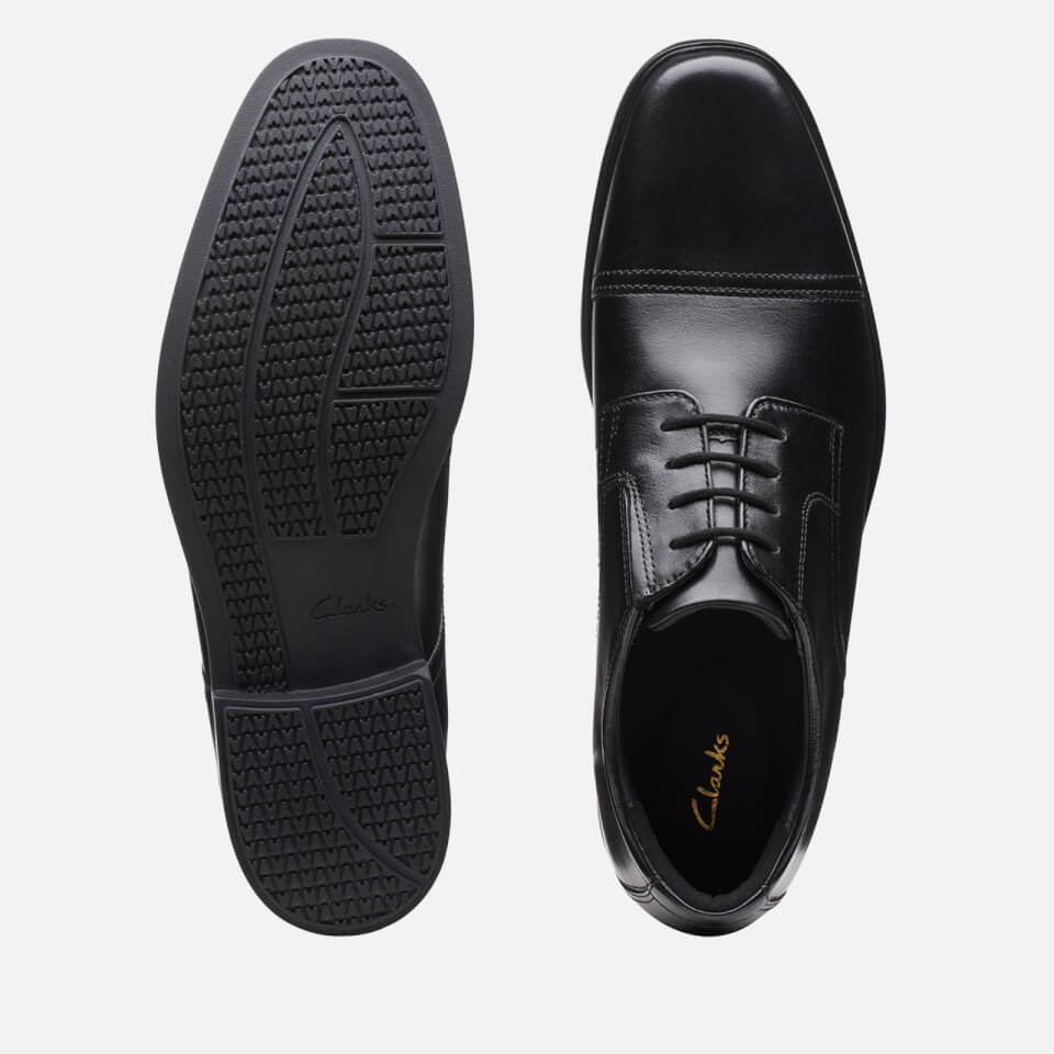 Clarks Howard Cap Leather Oxford Shoes