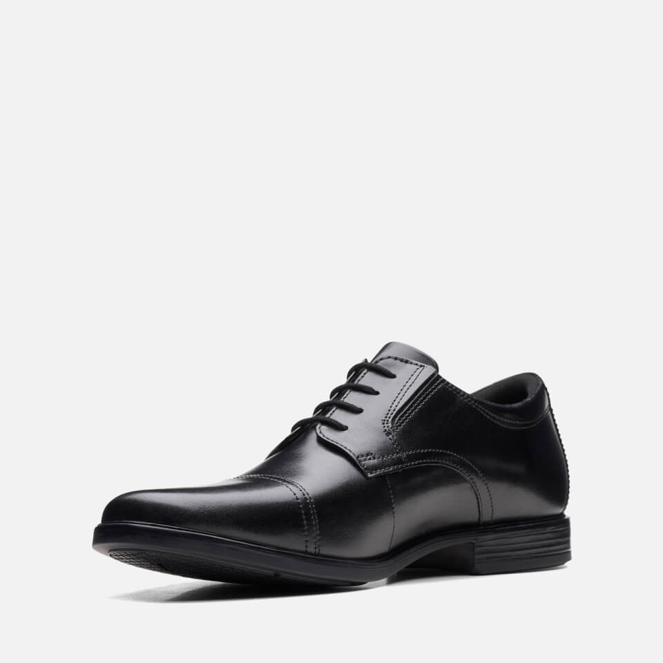 Clarks Howard Cap Leather Oxford Shoes