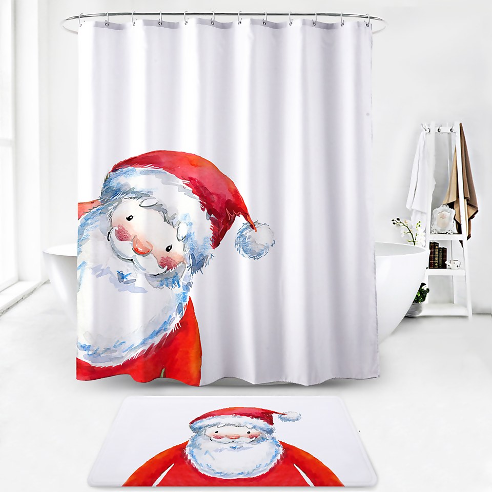 Santa Shower Curtain