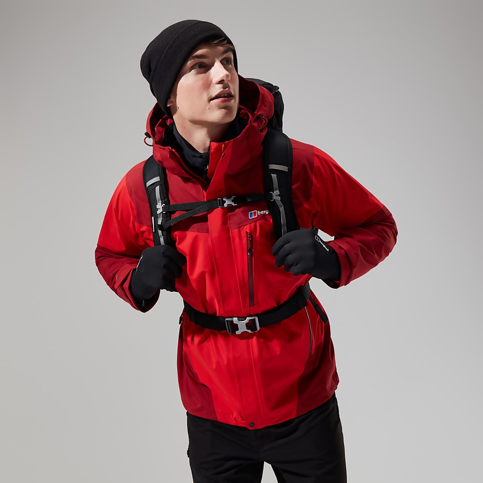 Men's Arran Jacket - Red/Dark Red