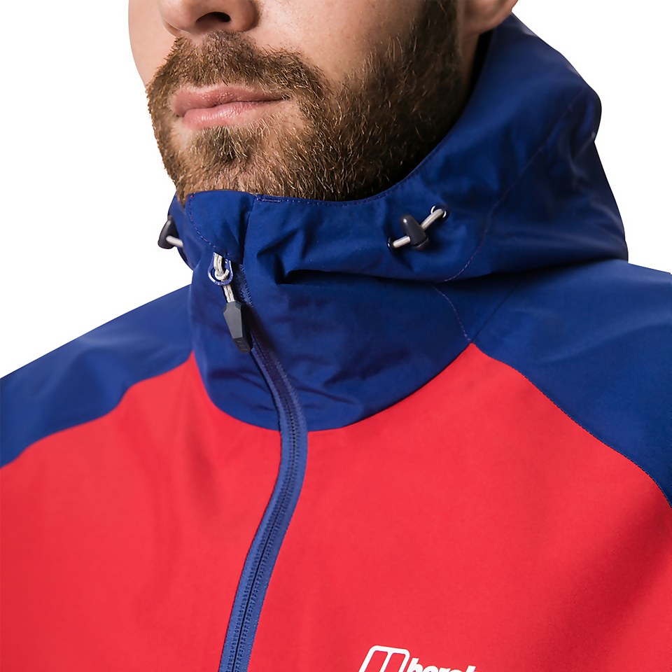 Men's Paclite 2.0 Waterproof Jacket - Red / Blue