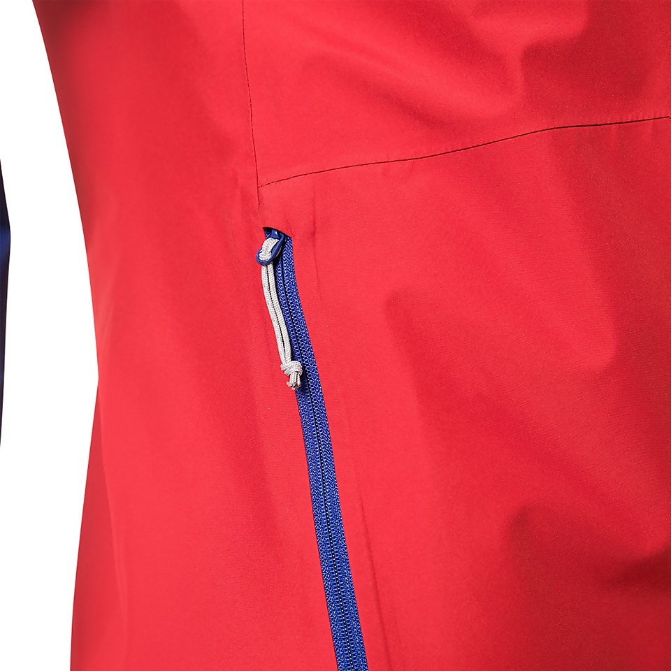 Men's Paclite 2.0 Waterproof Jacket - Red / Blue