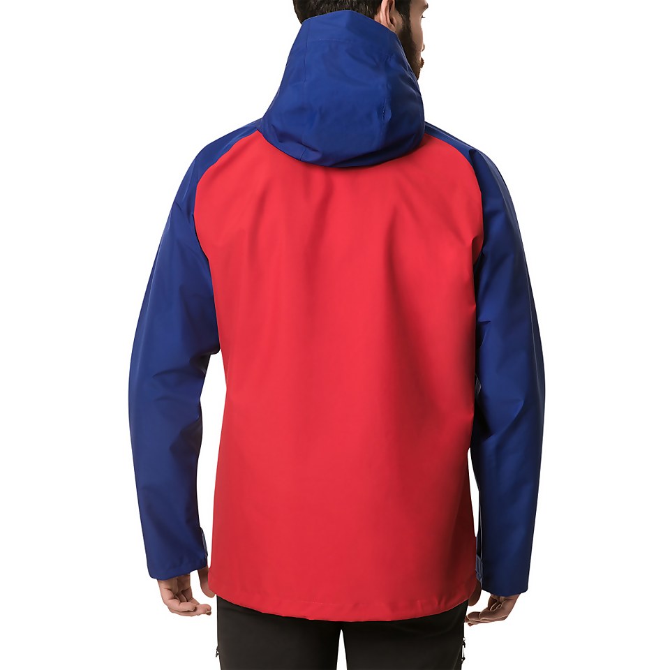 Men's Paclite 2.0 Waterproof Jacket - Red / Blue