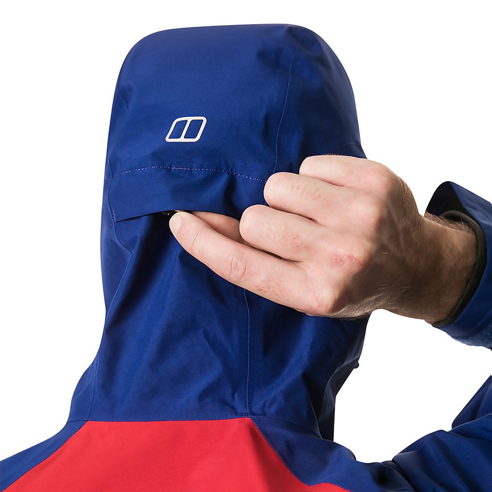 Men's Paclite 2.0 Waterproof Jacket - Red / Blue