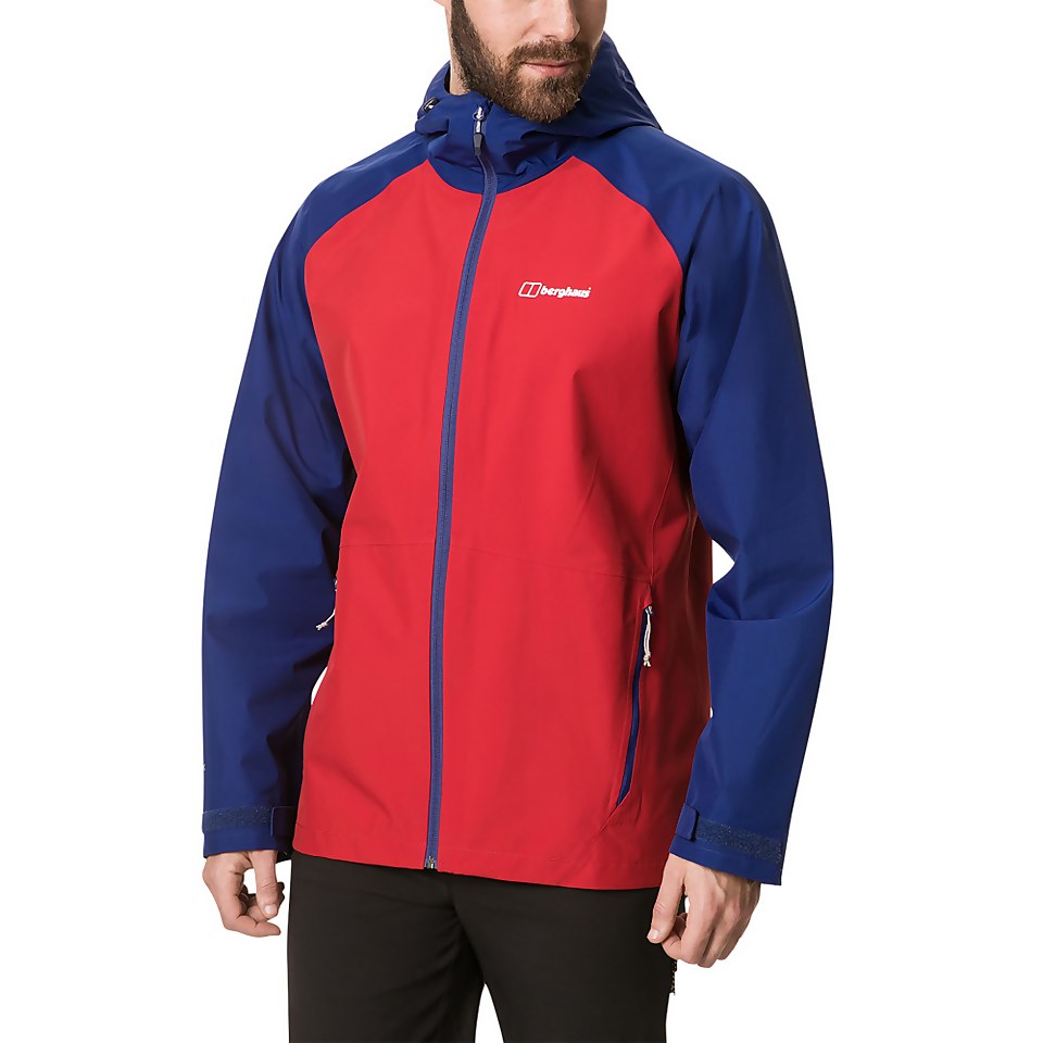 Men's Paclite 2.0 Waterproof Jacket - Red / Blue